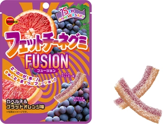ブルボン、2色で2列、2つの味が1本にフュージョン “フェットチーネグミＦＵＳＩＯＮ”を12月9日(火)に新発売！