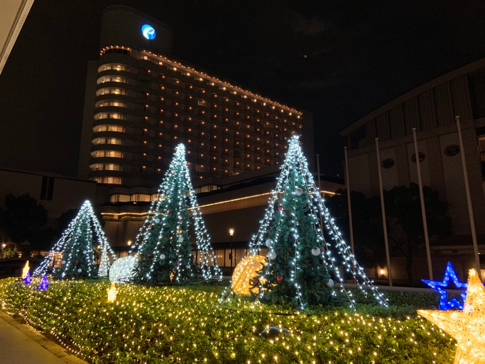 エントランス前 イルミネーション