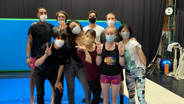 主演の森崎ウィン、Crystal Kayもアクロバットの稽古をスタート!