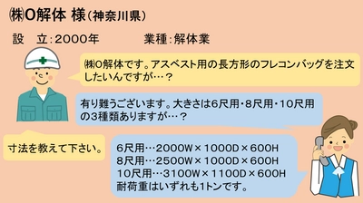 アスベスト含有廃棄物の収集・運搬に関する「お客様の声」シリーズ（その３）