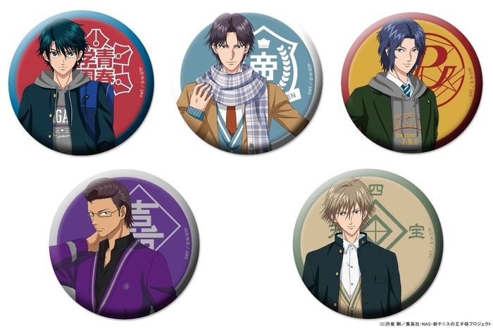 新テニスの王子様×SPINNS トレーディング缶バッジ