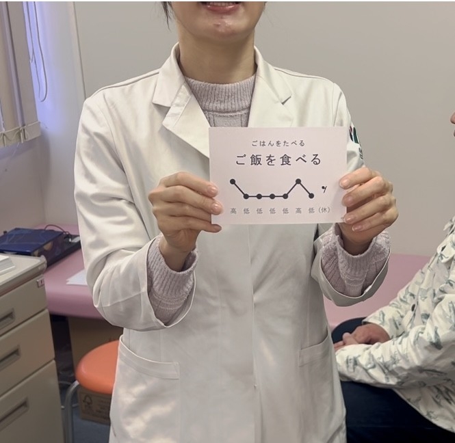 施術時に使用する音の高低を示すピッチパターンカード