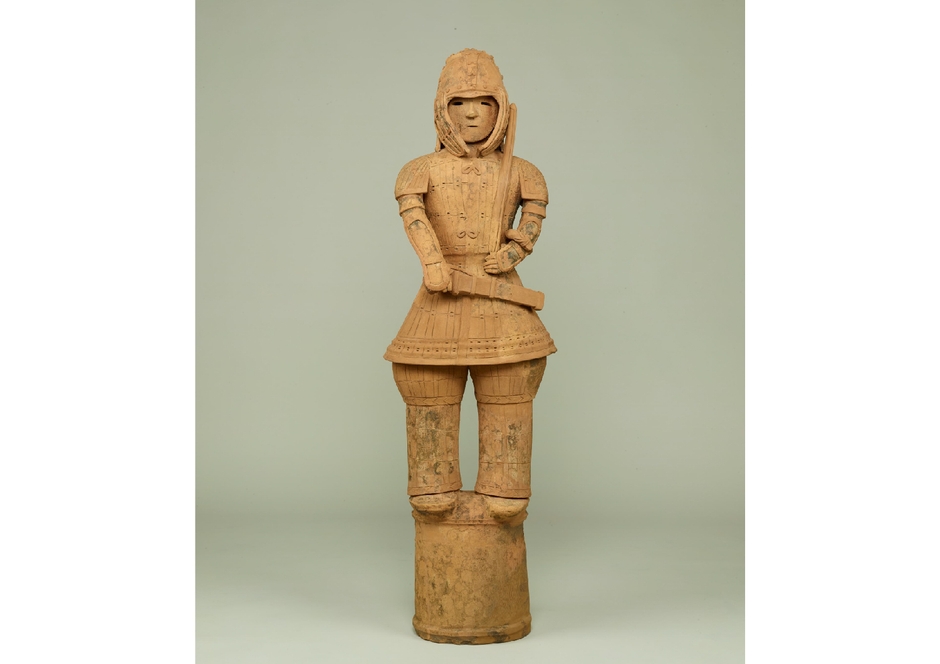 国宝「埴輪 挂甲の武人」　群馬県太田市飯塚町出土　古墳時代・6世紀　　