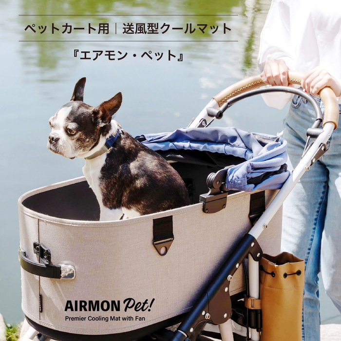 エアモンペット クールマットでお出かけ