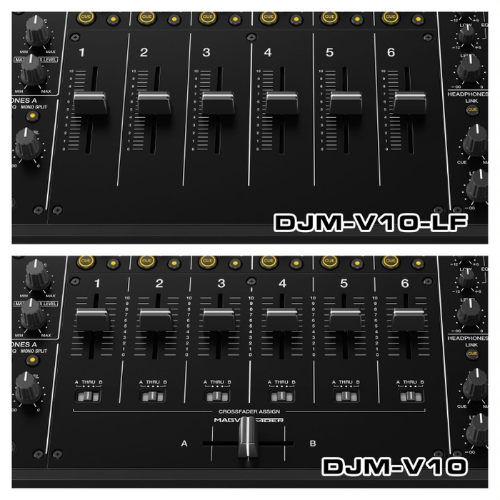 より精巧なミックスを可能にする60mmチャンネルフェーダー