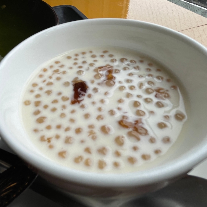 セットのデザート