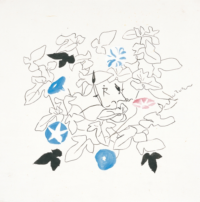 堂本印象 夏 朝顔 1952年(昭和27) 宮井株式会社蔵