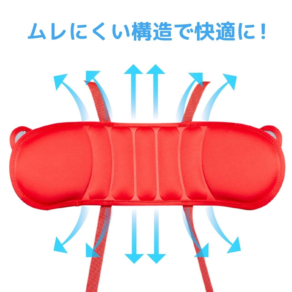 さらっとした生地と蒸れにくい構造で夏も快適
