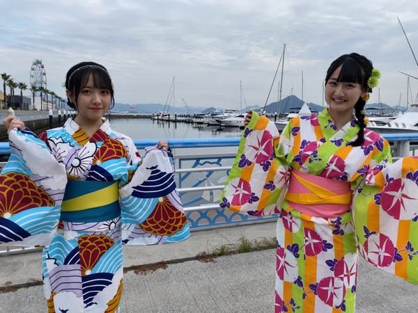 石田千穂（STU48）・ MC 信濃宙花（STU48）