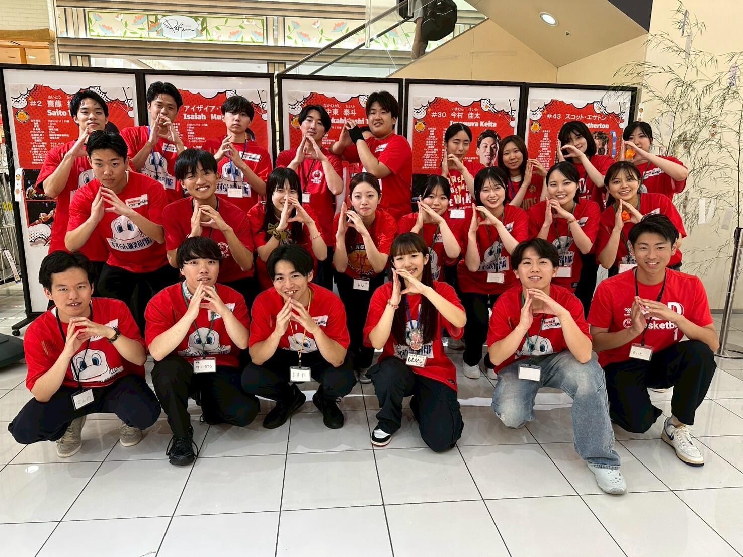 【名城大学】プロスポーツビジネス研究会×名古屋ダイヤモンドドルフィンズ　ドーム前イベントで大盛況