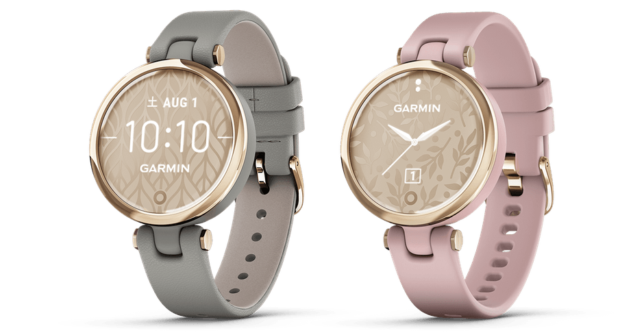 左から、Lily Classic Grey Leather／Cream Gold、Lily Sport Dust Rose／Cream Gold