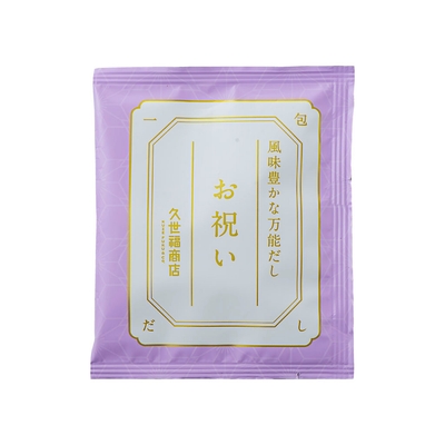 風味豊かな万能だし お祝い(一包):140円(税込)