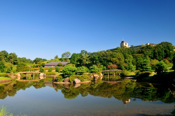 季節ごとに美しい表情をみせる庭園