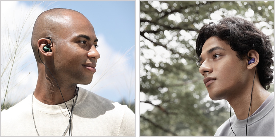 SE846高遮音性イヤホン(第2世代)とSE215高遮音性イヤホンパープル