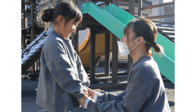 保育園で使っているシーン