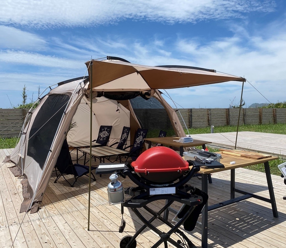 キャンプ道具レンタル料込!