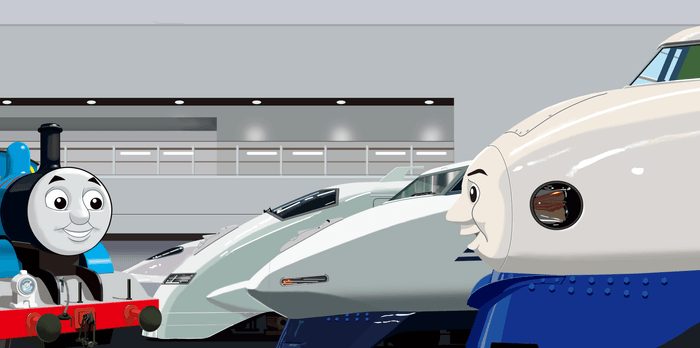 「リニア・鉄道館」にやってきたトーマス 挿絵