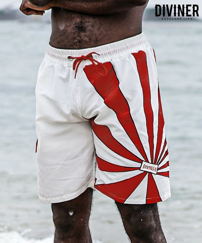 Flag Swim Shorts(ホワイト)