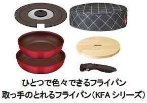 サーモス 取っ手のとれるフライパン(KFAシリーズ)