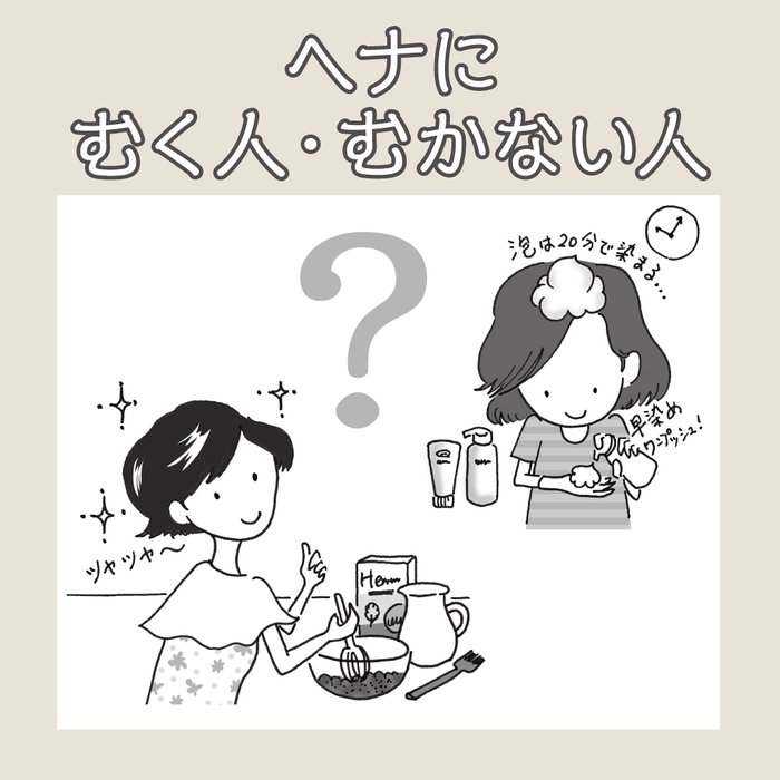 ヘナにむく人・むかない人(1)