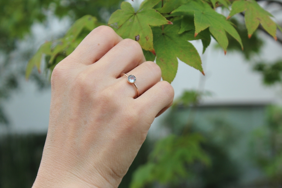 グリーンタンザナイト リング2