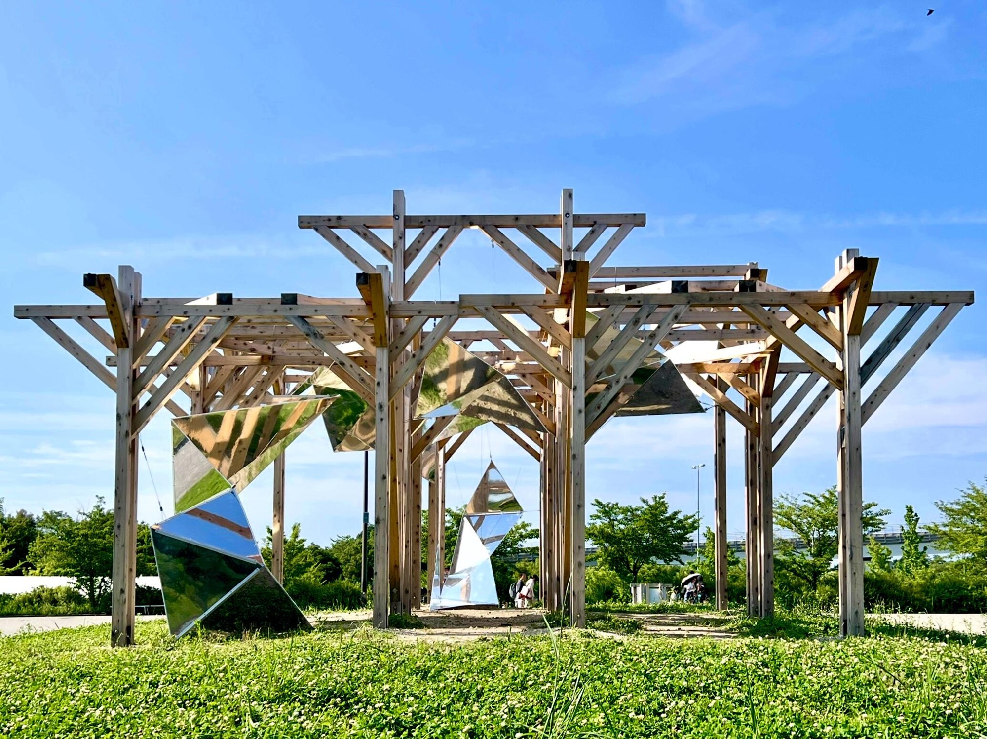 【名城大学】「愛・地球博20祭」の一環　「彩の回廊」で建築学科の生田・谷田・佐藤研究室の作品を展示 