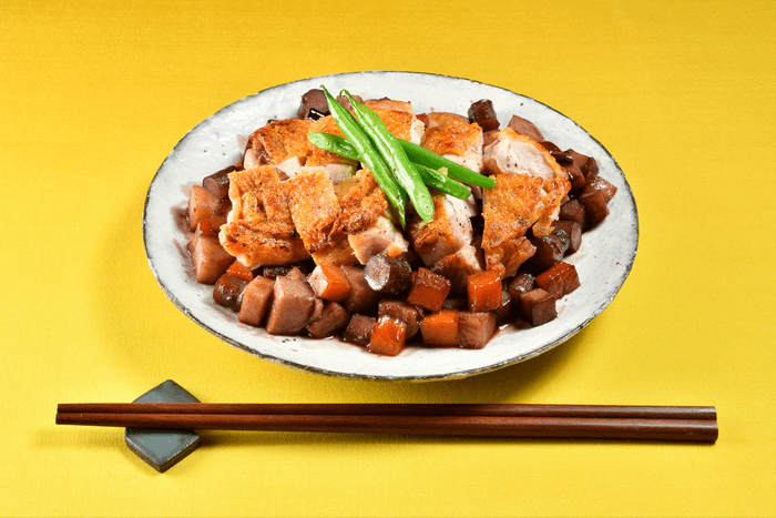 がめ煮風　チキンソテー