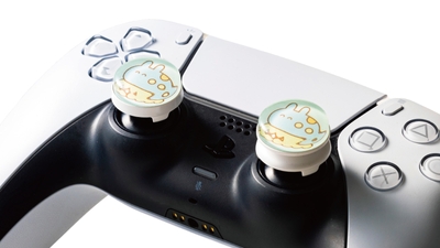 PS5:DualSense ワイヤレスコントローラーへのカラフリ装着例