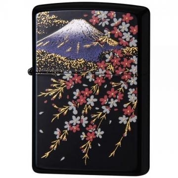 蒔絵ZIPPO_富士桜