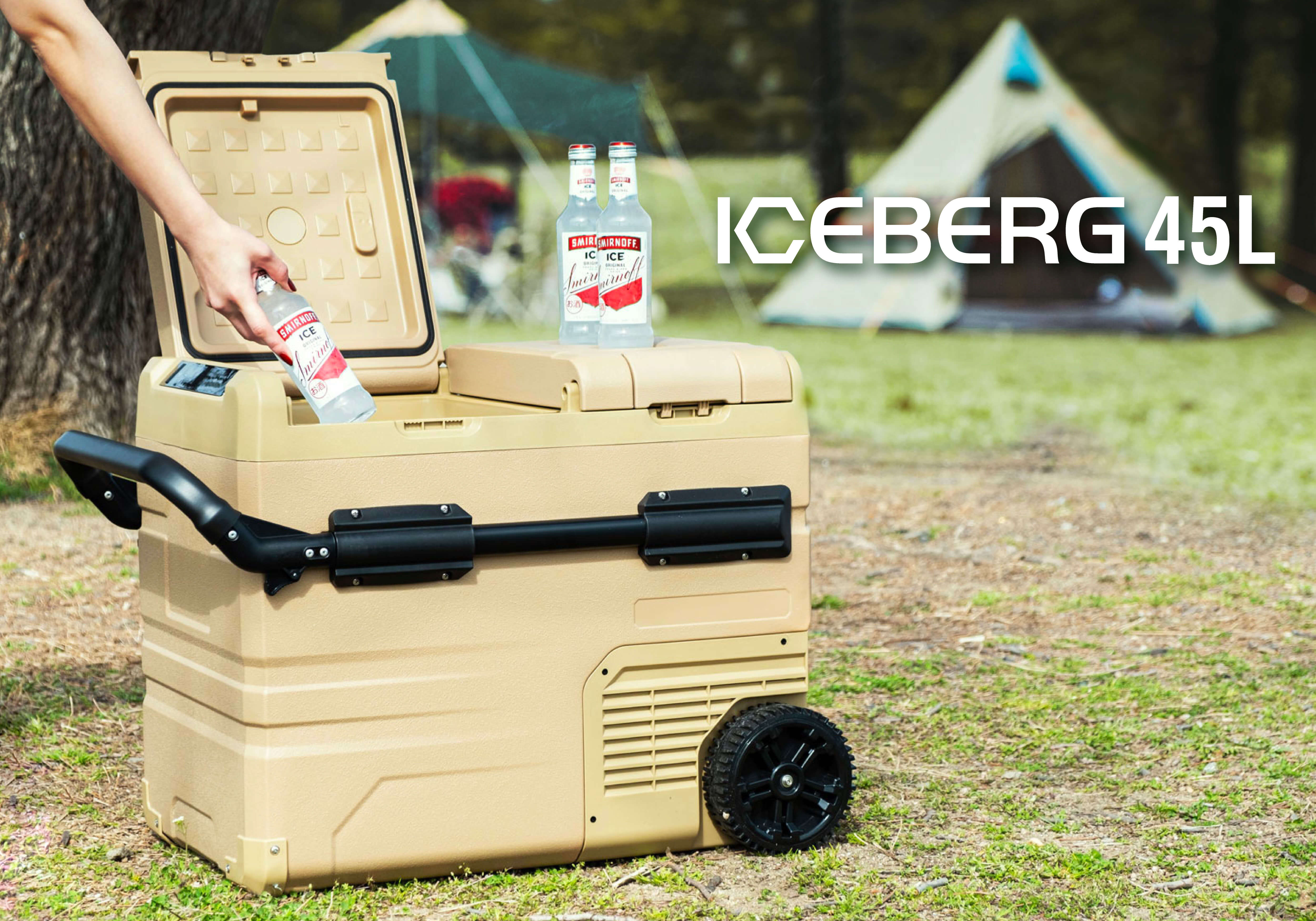 ICEBERG アイスバーグ AQ-22L 車載冷蔵庫 ポータブル冷蔵庫