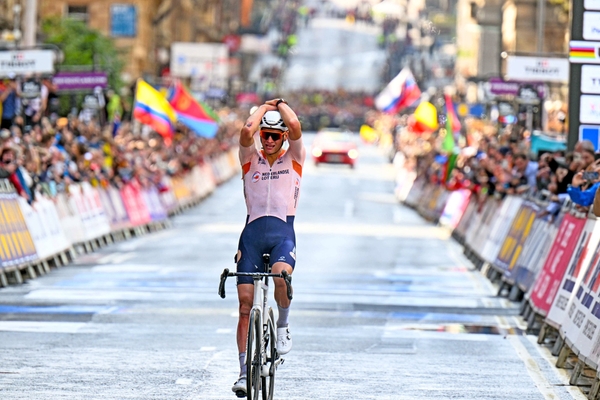 2023年、イギリス・グラスゴーで開催された世界選手権での、マチュー・ファンデルプールによるドラマチックな勝利 Photo: Canyon