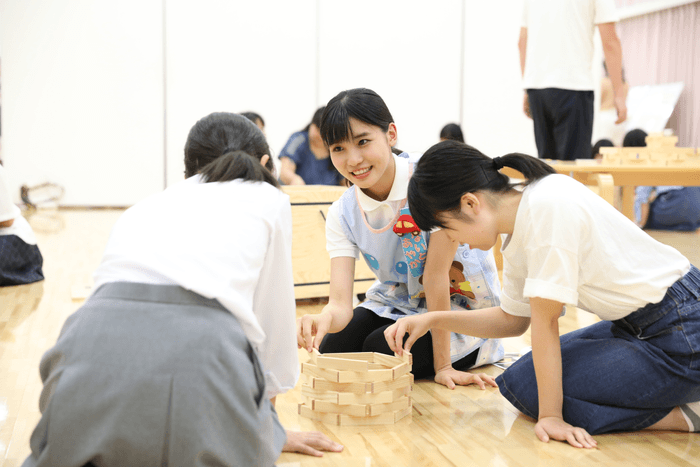 こども発達学科の子ども遊び体験