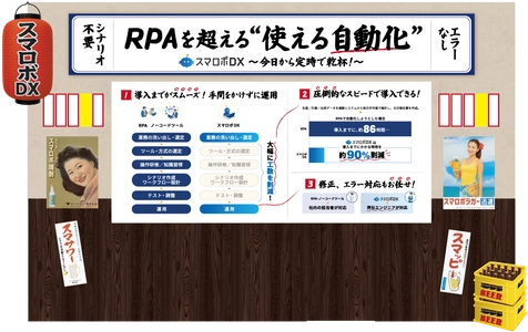 居酒屋でDXを語る！？ 作業時間を最大93％削減する『スマロボDX』 イーバリューが「Japan DX Week」で新たな業務自動化を提案