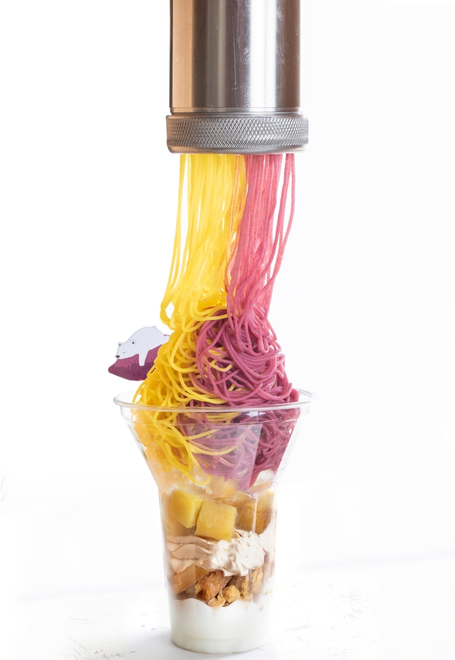 夏のさつまいも博限定モンブランパフェ