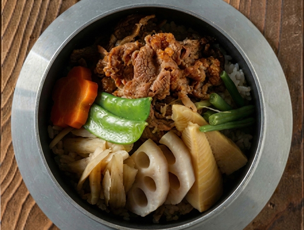 【木曽街道 和牛根菜釜】