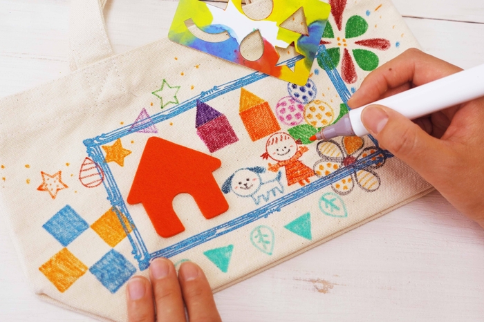 「キッズエコバッグ」ワークショップ画像(1)