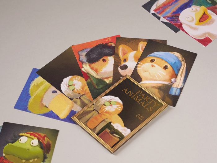 <Party Animals ポストカード(12枚セット) 画像>