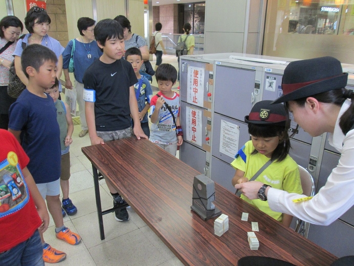 きっぷ販売体験