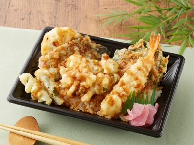 海老と野菜のたっぷり天重画像（画像はイメージです。）