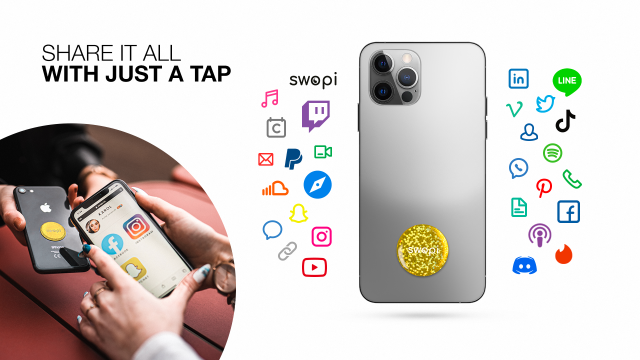 【SWOPI・日本初上陸】スマホにかざすと簡単に情報交換ができる！話題の最先端スマートアイテム