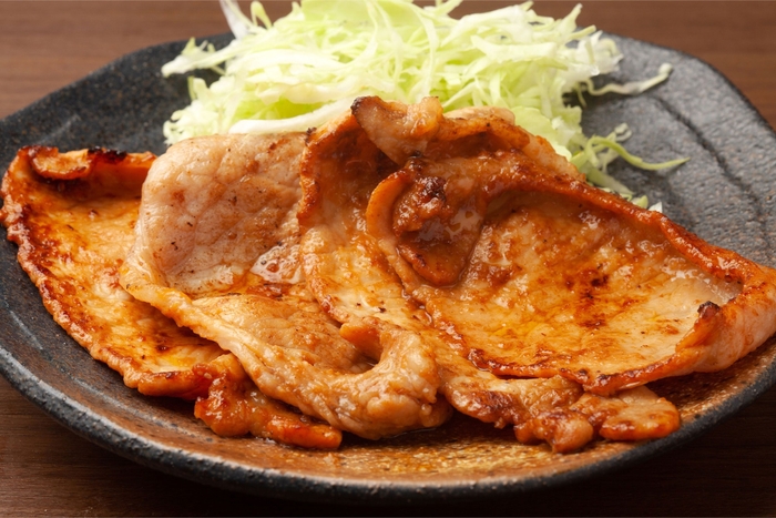 黒部名水ポークの味噌漬け鉄板焼き(宇奈月グランドホテル)