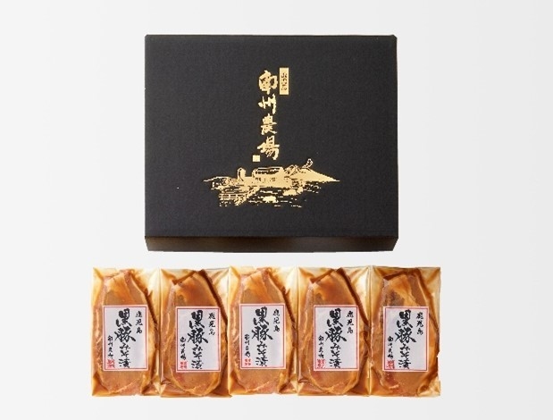 黒豚ロース味噌漬け100gセット(5個入)
