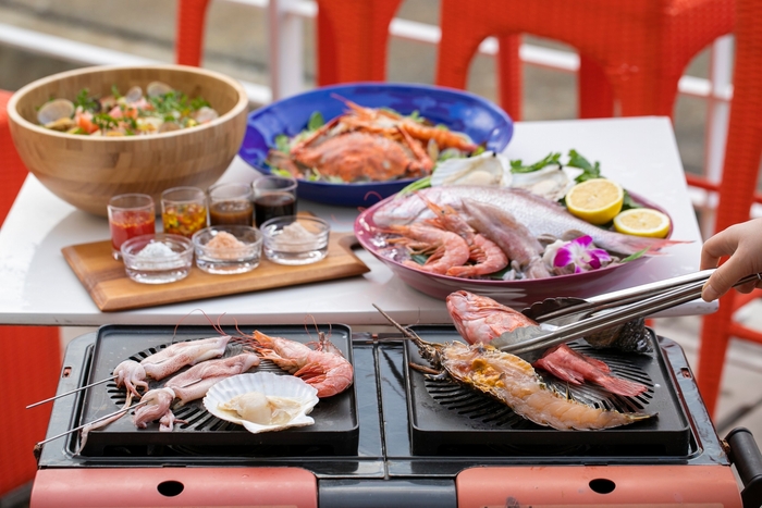 みんなでBBQを楽しもう!