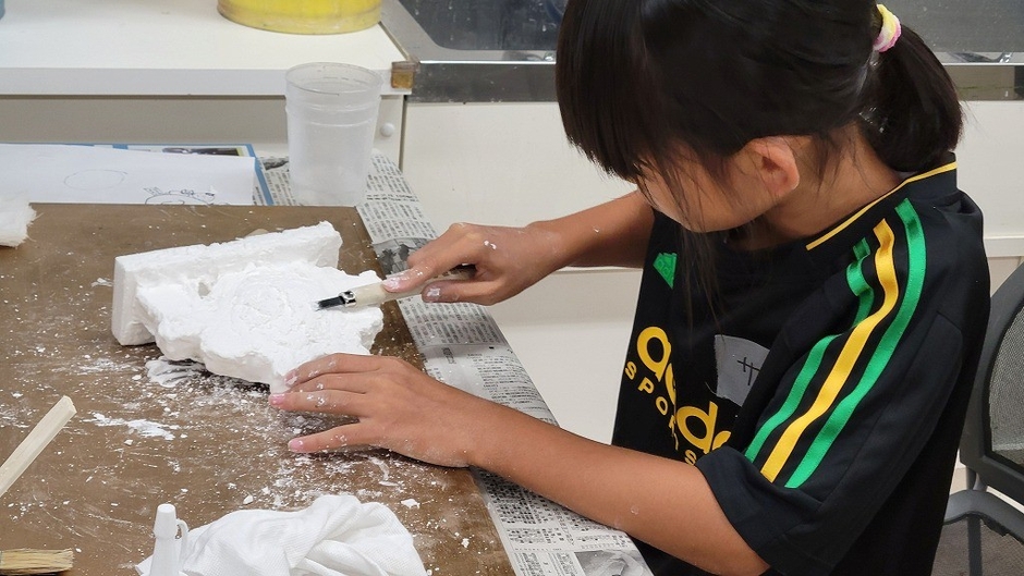 昨年度の造形制作の様子