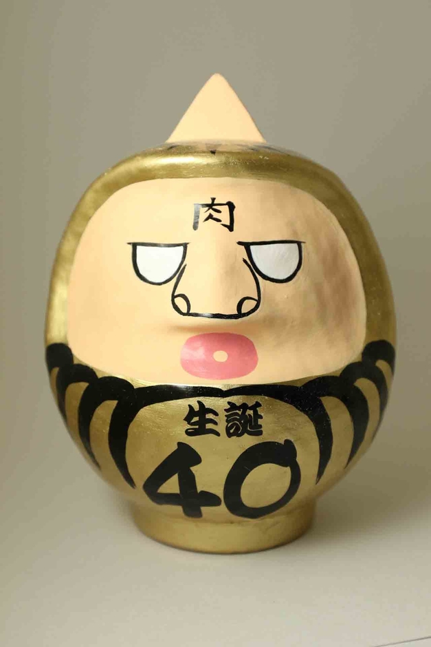 キン肉マン だるまミドル(第3期／生誕40周年記念ver.金)限定10体 6,380円(税込)