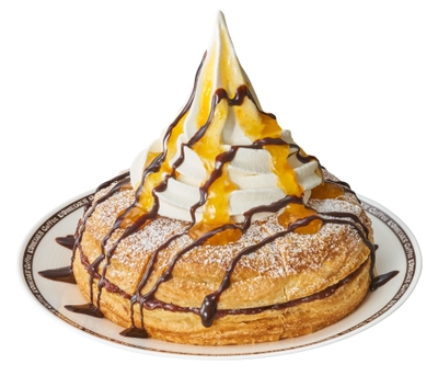 【コメダ珈琲店】オレンジと小倉あんのシロノワール(2)