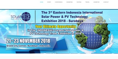 第5回インドネシア国際ソーラーパワー・太陽光発電技術展示会2018年
