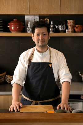 井伊 秀樹シェフ:「炭火割烹 白坂」 東京