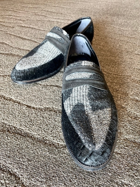 ブラウン ビンテージ レースアップシューズ(2)