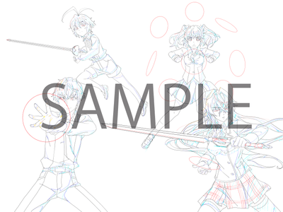 アニメ描き下ろし全巻収納BOX　デザインラフ